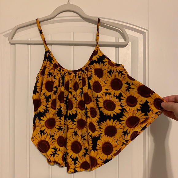 Sunflower crop top - Picture 4 of 4